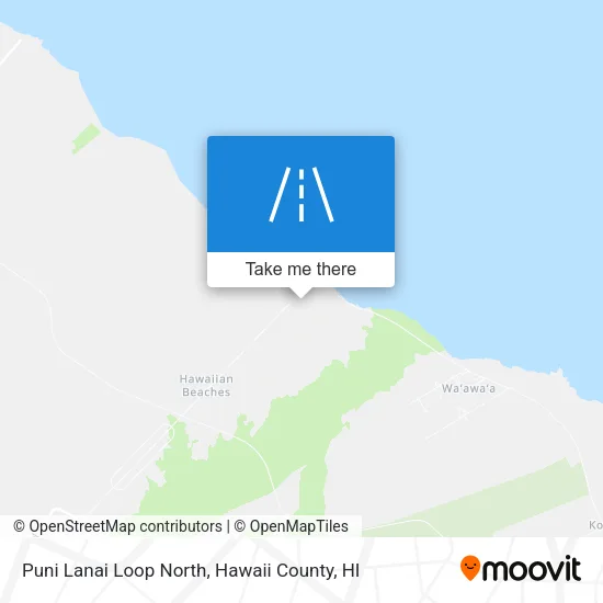 Mapa de Puni Lanai Loop North
