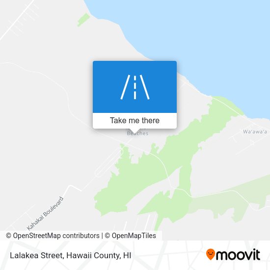 Mapa de Lalakea Street