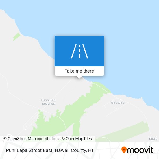 Mapa de Puni Lapa Street East