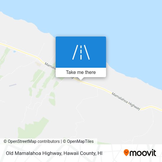Old Mamalahoa Highway map