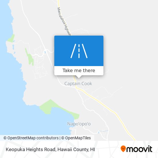 Keopuka Heights Road map