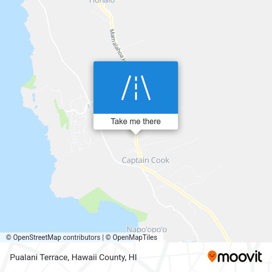 Pualani Terrace map