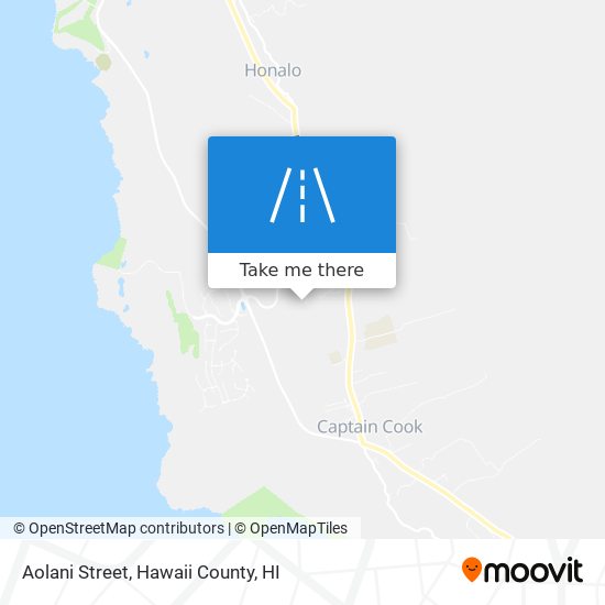 Aolani Street map