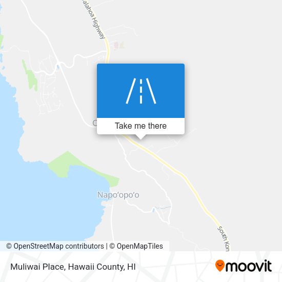 Muliwai Place map