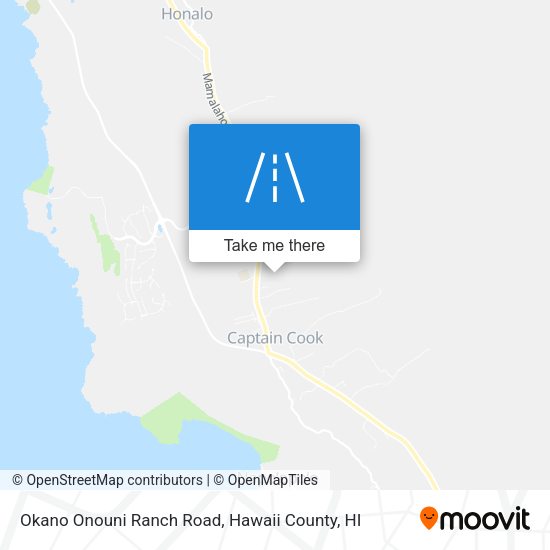 Okano Onouni Ranch Road map