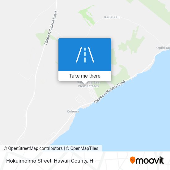 Mapa de Hokuimoimo Street