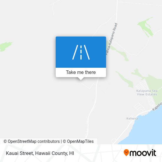 Mapa de Kauai Street
