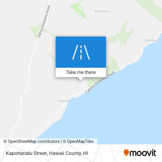 Kapohanalu Street map