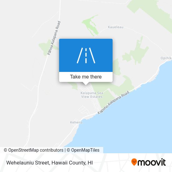 Mapa de Wehelauniu Street