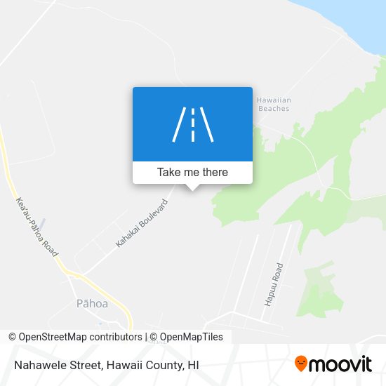Nahawele Street map