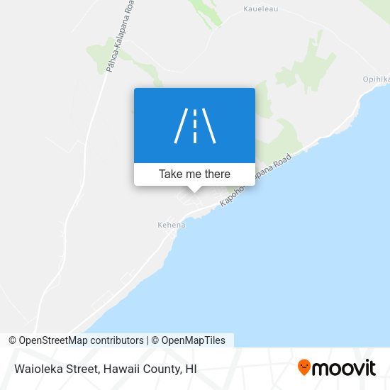 Waioleka Street map
