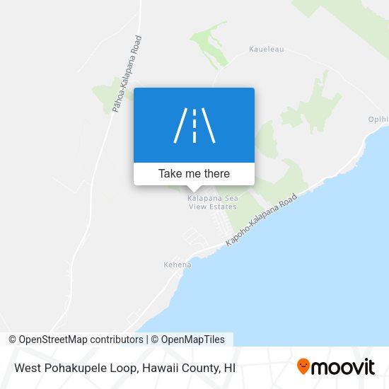 West Pohakupele Loop map