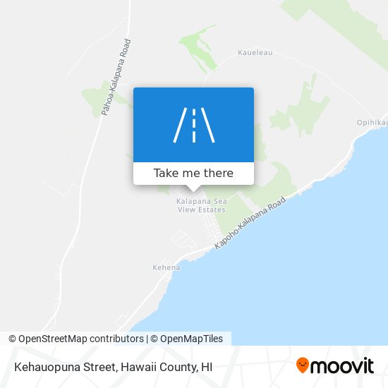 Kehauopuna Street map