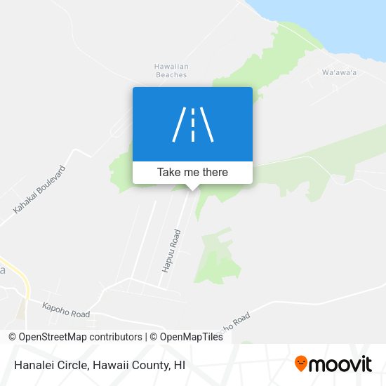 Mapa de Hanalei Circle