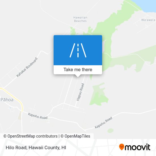 Hilo Road map