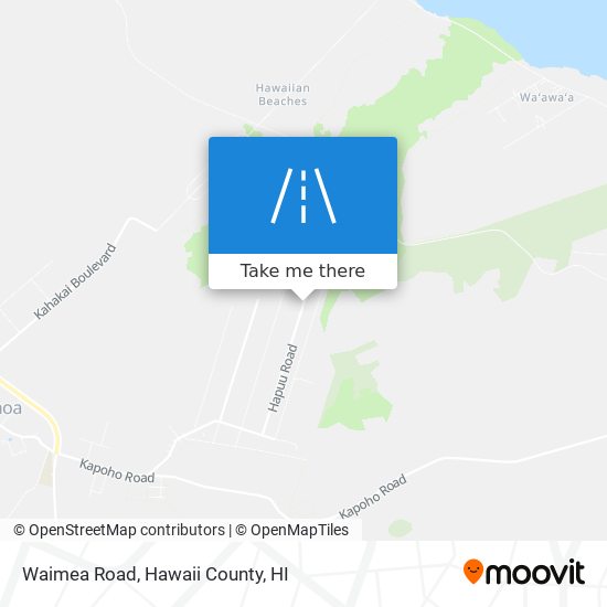 Waimea Road map