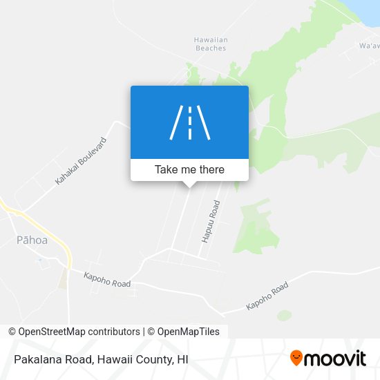 Pakalana Road map