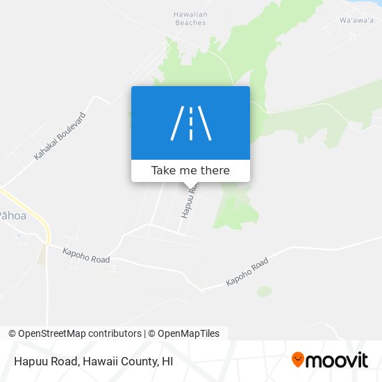 Hapuu Road map