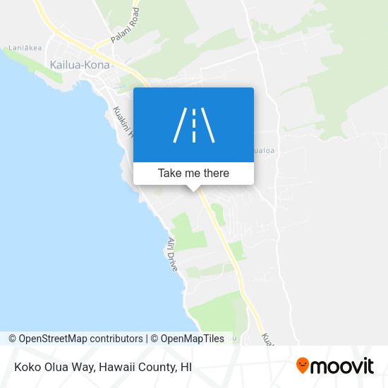 Koko Olua Way map