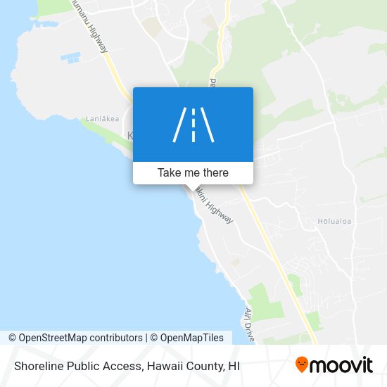 Shoreline Public Access map