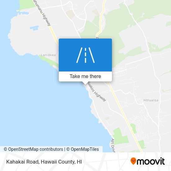 Kahakai Road map
