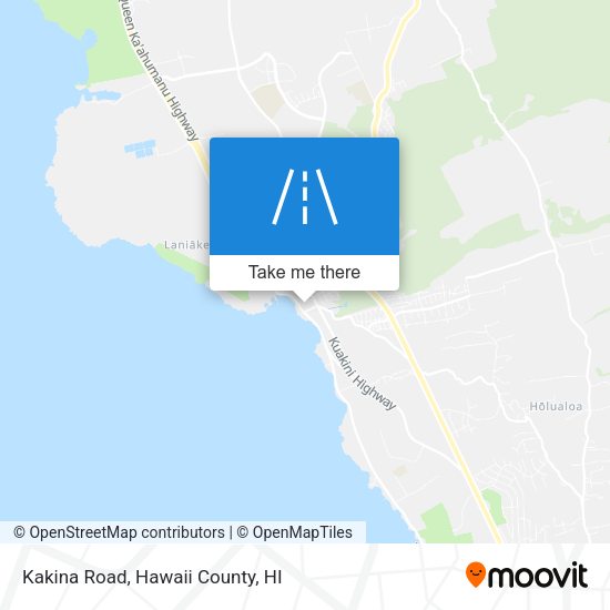 Kakina Road map