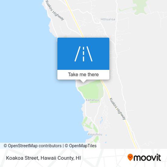 Koakoa Street map