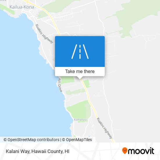 Kalani Way map