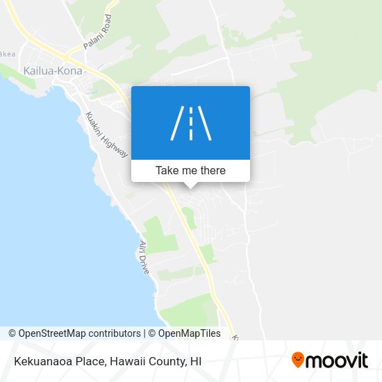 Mapa de Kekuanaoa Place