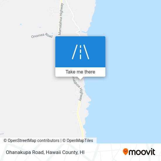 Ohanakupa Road map