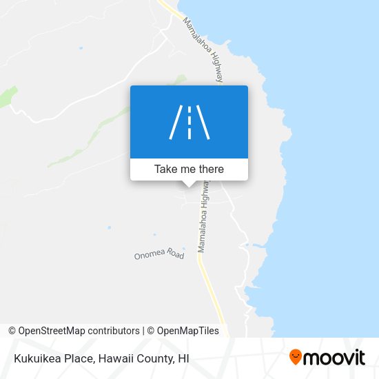 Kukuikea Place map
