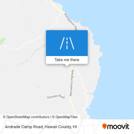 Andrade Camp Road map