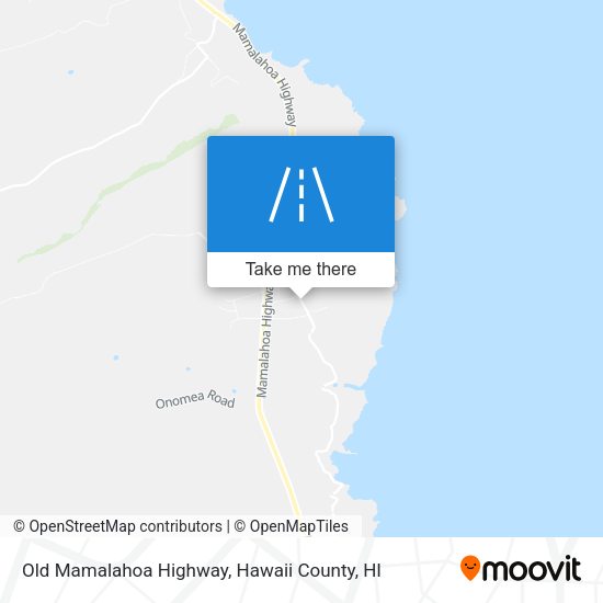 Old Mamalahoa Highway map