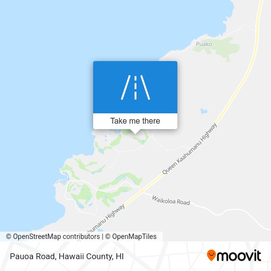 Mapa de Pauoa Road