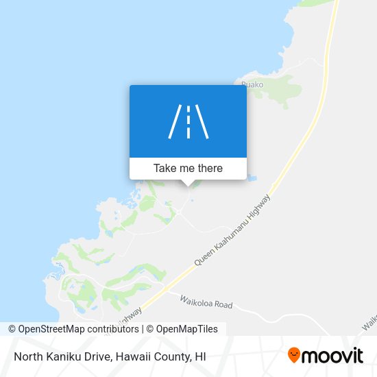 North Kaniku Drive map