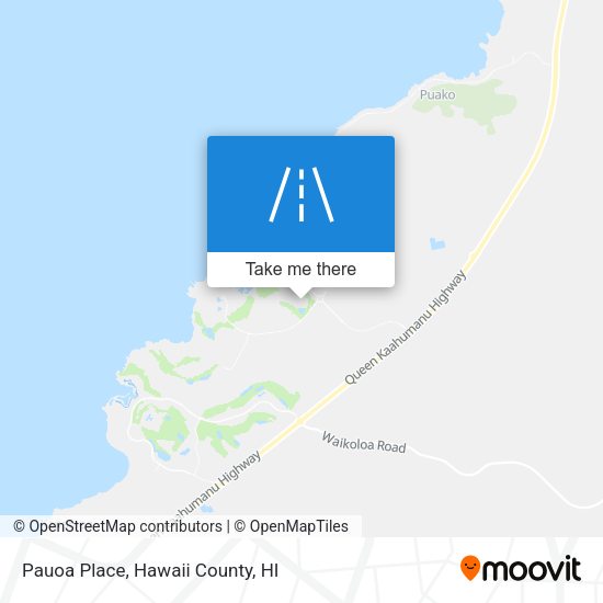 Pauoa Place map