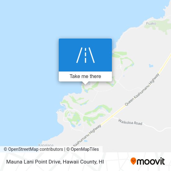 Mapa de Mauna Lani Point Drive