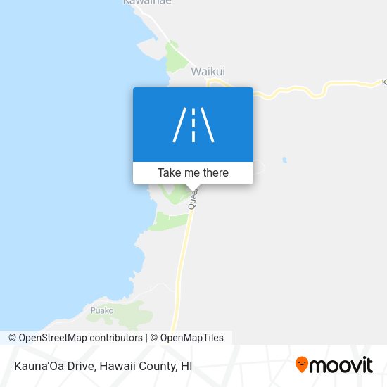 Mapa de Kauna'Oa Drive