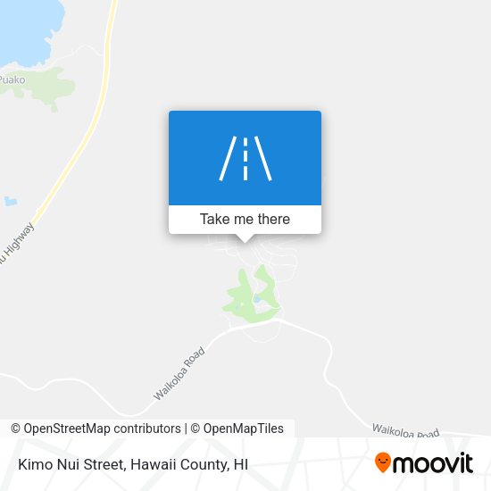 Kimo Nui Street map