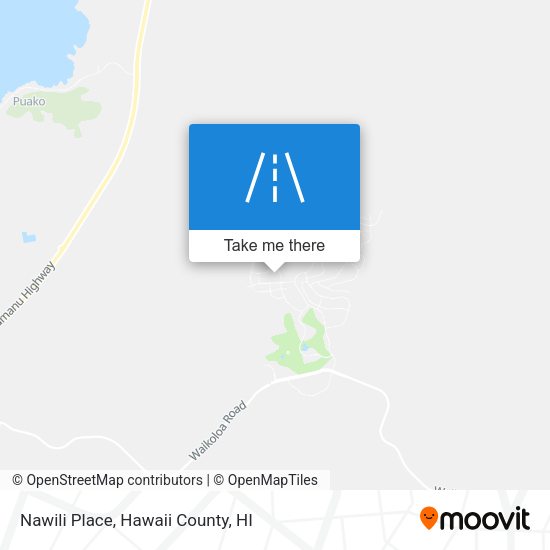 Nawili Place map