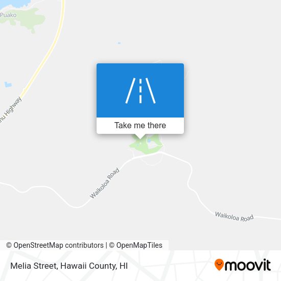 Melia Street map