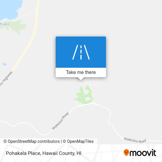 Pohakala Place map