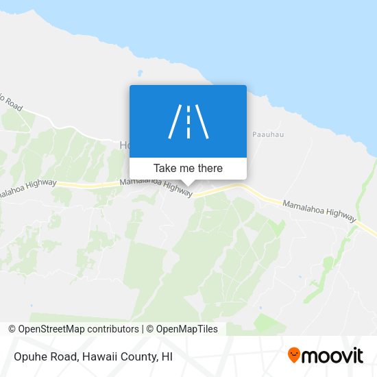 Mapa de Opuhe Road