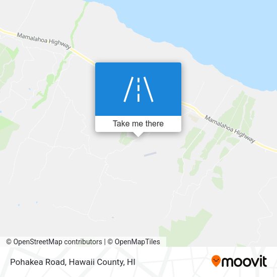 Pohakea Road map