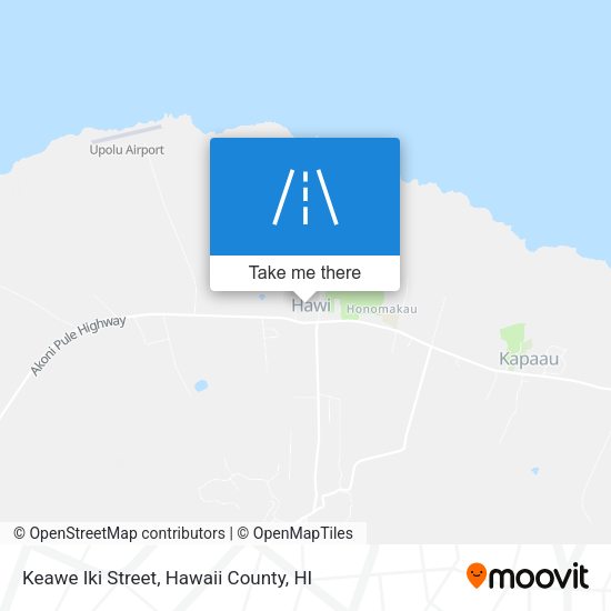 Mapa de Keawe Iki Street