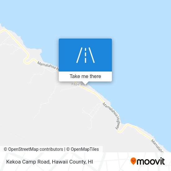 Kekoa Camp Road map