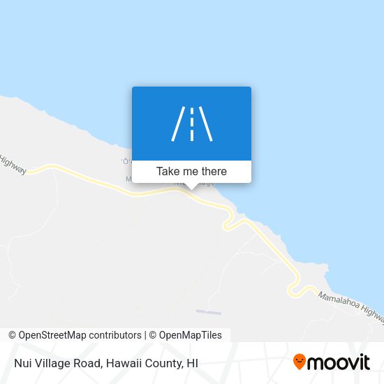 Nui Village Road map