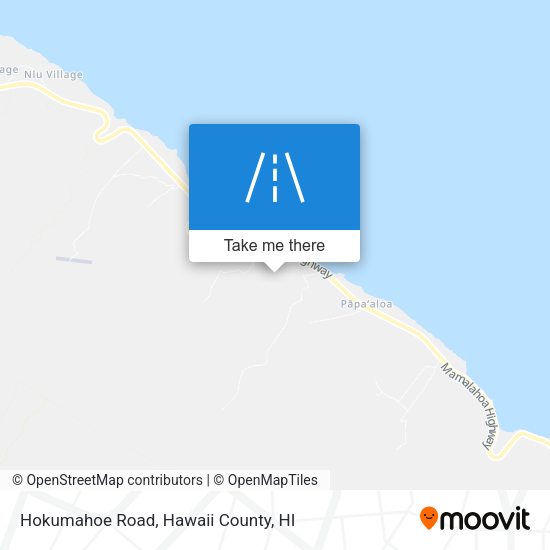 Mapa de Hokumahoe Road