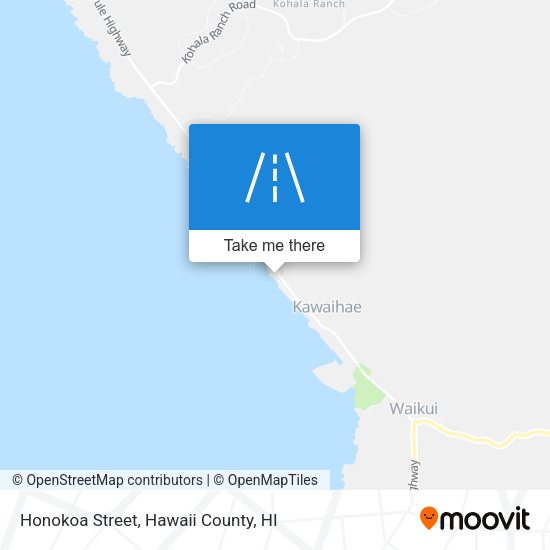 Mapa de Honokoa Street