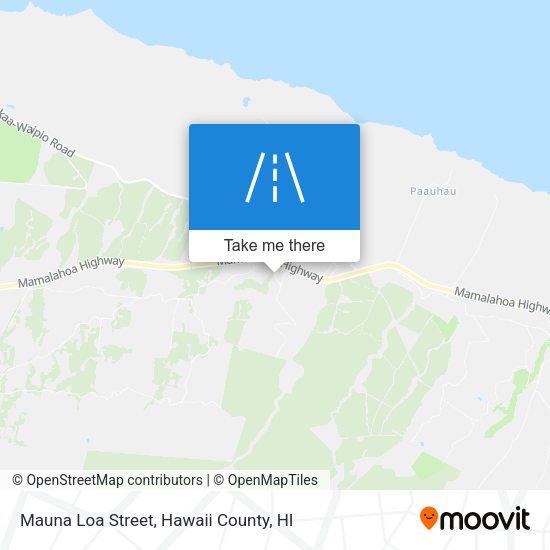 Mauna Loa Street map